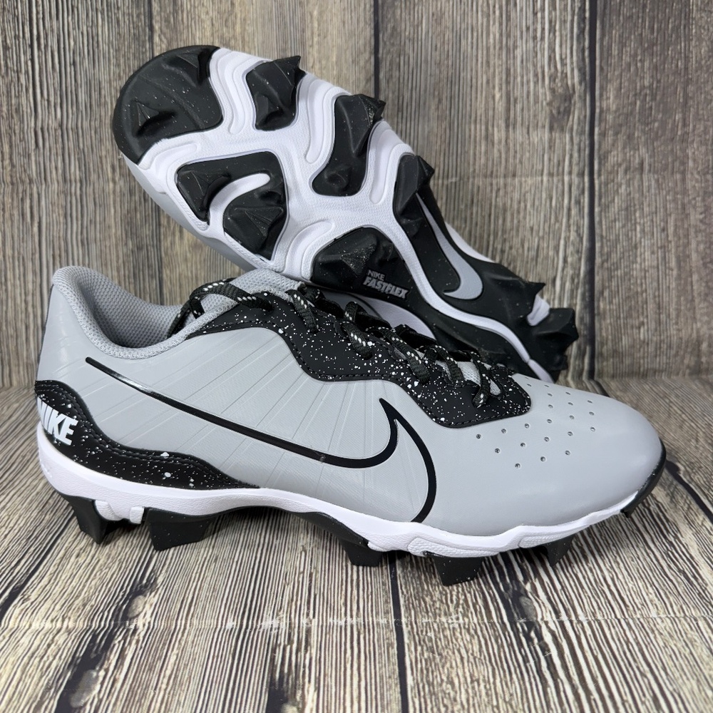 Nike Diamond Alpha Huarache 4 Keystone Wolf Grey/White/Black Sz8.5 DJ6524-002